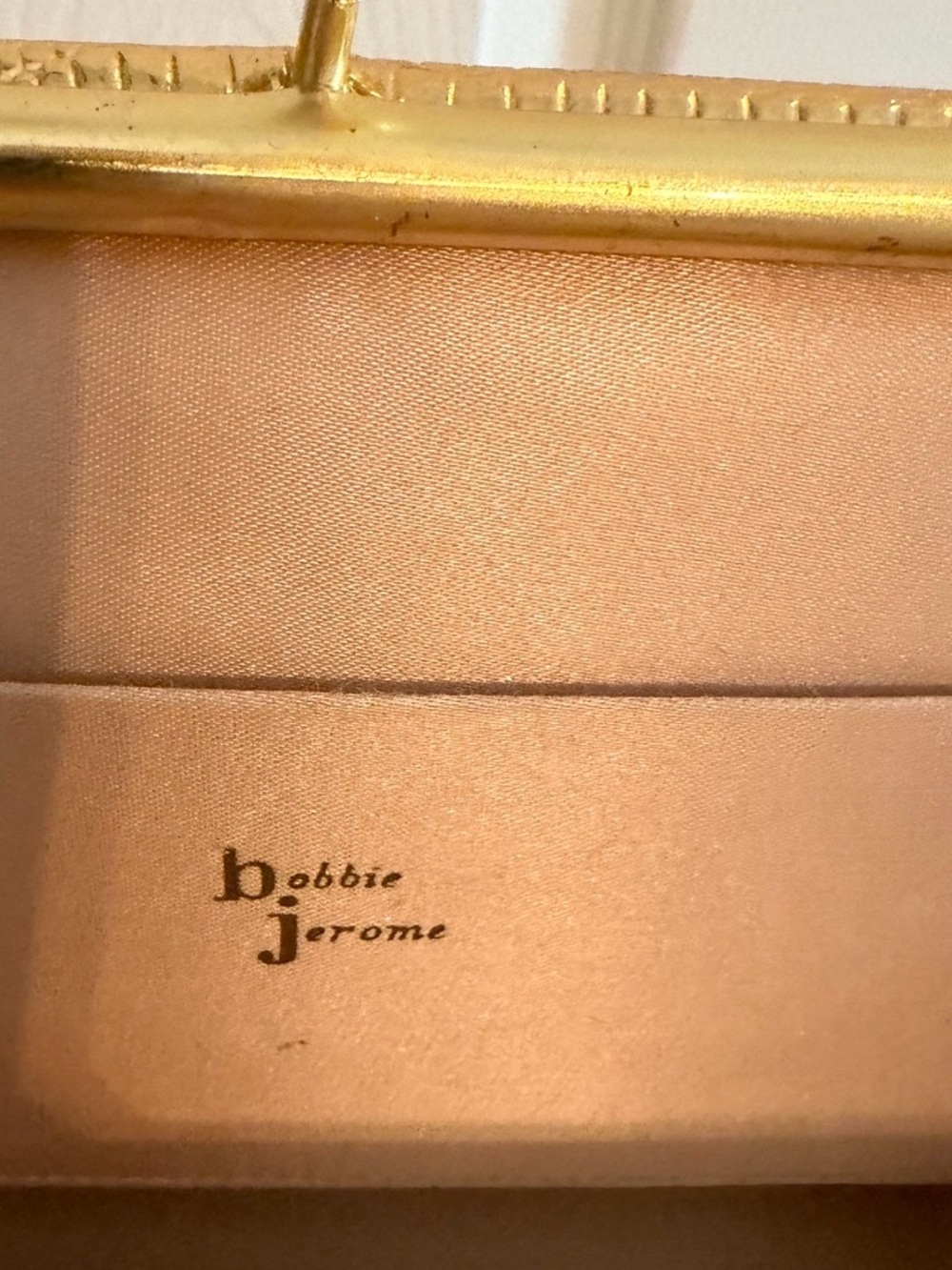 Vintage 1950s Bobbie Jerome Evening Bag Gold Chain Strap Clutch Purse - Picture 8 of 8